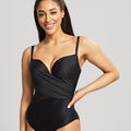 Panache Swimwear  Serenity Moulded Plunge D-H Cup One Piece Swimsuit - Noir