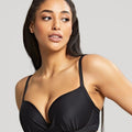 Panache Swimwear Serenity Plunge D-H Cup Bikini Top - Noir