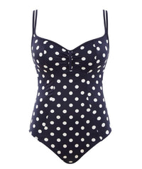 Panache Swimwear Anya Riva Spot Balconnet Wired One Piece - Navy/Vanila Swim 