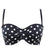 Panache Swimwear Anya Riva Spot Twist Bandeau Bikini - Navy/Vanila Swim 