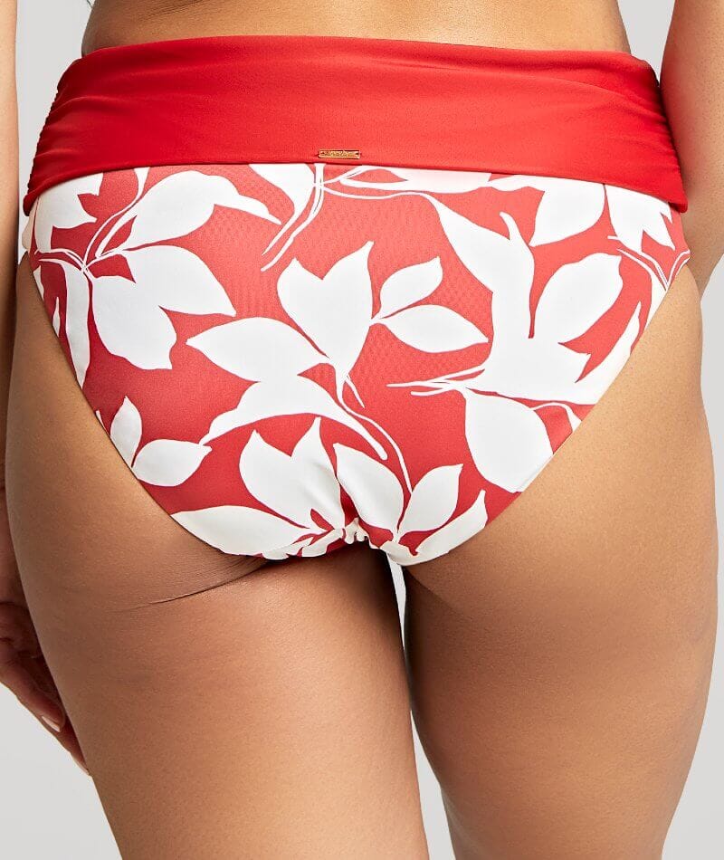 Panache Swimwear Oasis Midi Pant - Botanical Red Swim 