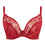 Panache Ysamin Non Padded Underwired Plunge Bra - Ruby Bras 