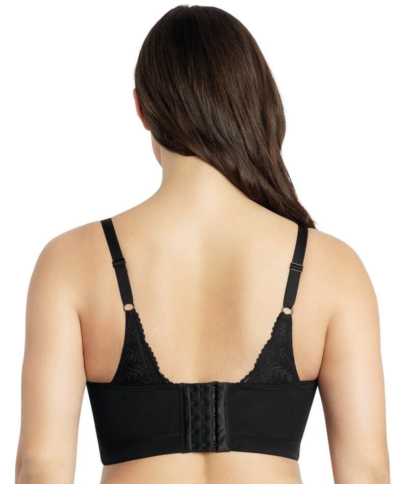 Sexy Black Lace Bralette, Longline Lace Bralette, Supportive Plus Size  Wirefree Bra -  New Zealand