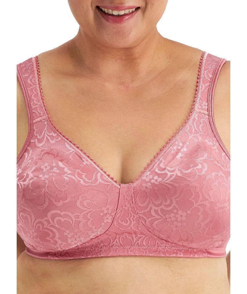 Playtex 18 Hour Ultimate Lift & Support Wire-Free Bra - White - Curvy Bras