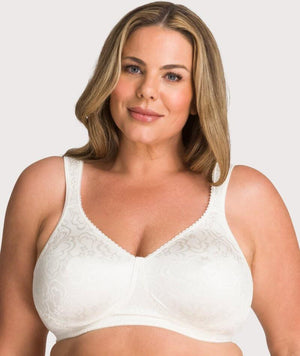 Playtex 18 Hour Ultimate Lift & Support Wire-Free Bra - Mother Of Pearl Bras 22DD 