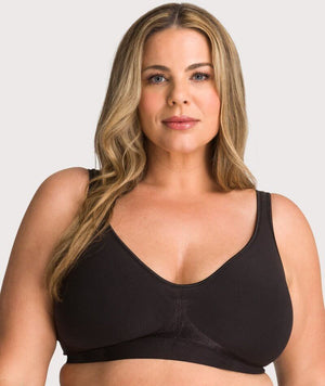 Playtex Comfort Flex Fit Wirefree - Black Bras XXL 