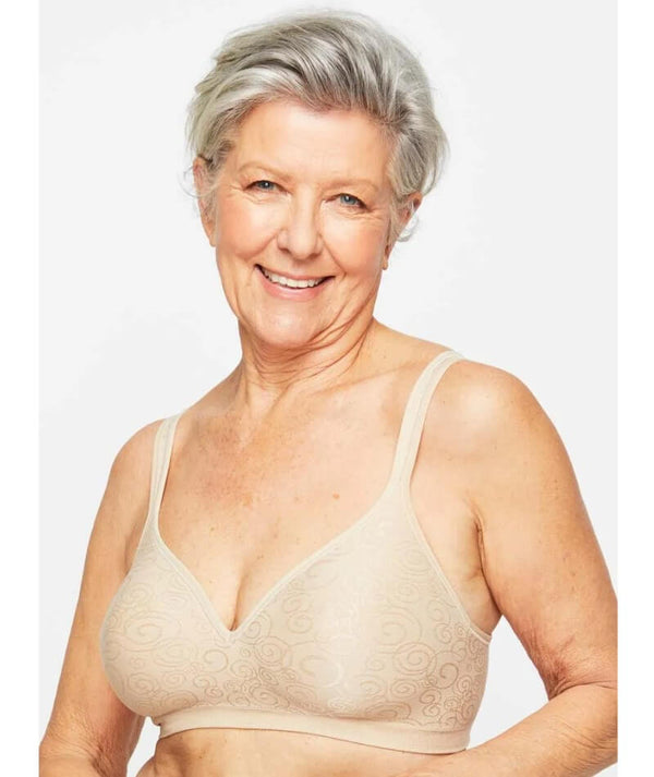 Playtex Comfort Revolution Wirefree Bra Size XL Nude for sale