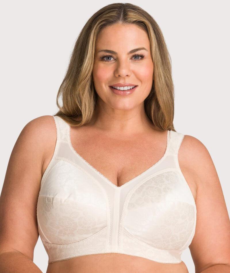 Fuller Figure Firm Support Wirefree Bra - Natural