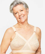 Playtex 18 Hour Cross Your Heart Wire-Free Lace Bra - Beige Bras 