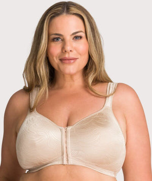 Playtex 18 Hour Front Closing Wirefree Posture Bra - Nude Bras 14B 