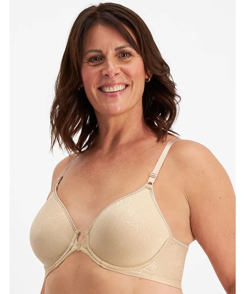 Temple Luxe Lace Level 2 Push Up Bra Beige