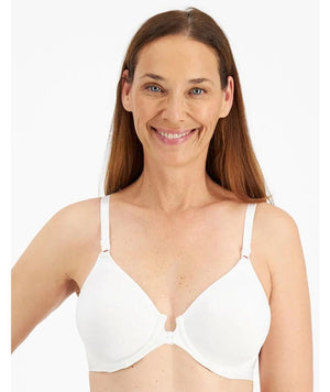 Playtex Front Closure Wire-free Bra - White Bras 