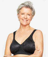 Playtex 18 Hour Ultimate Lift & Support Wire-Free Bra - Black Bras 