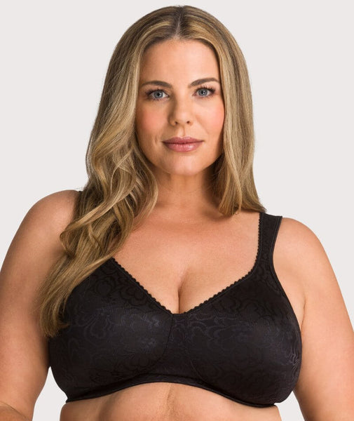 Playtex Women's 18 Hour Ultimate Lift and Support Wire Free Bra, black, 48B  price in UAE,  UAE