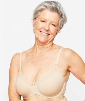 Playtex Ultralight Illusion Neckline Underwire Bra - Nude Bras 