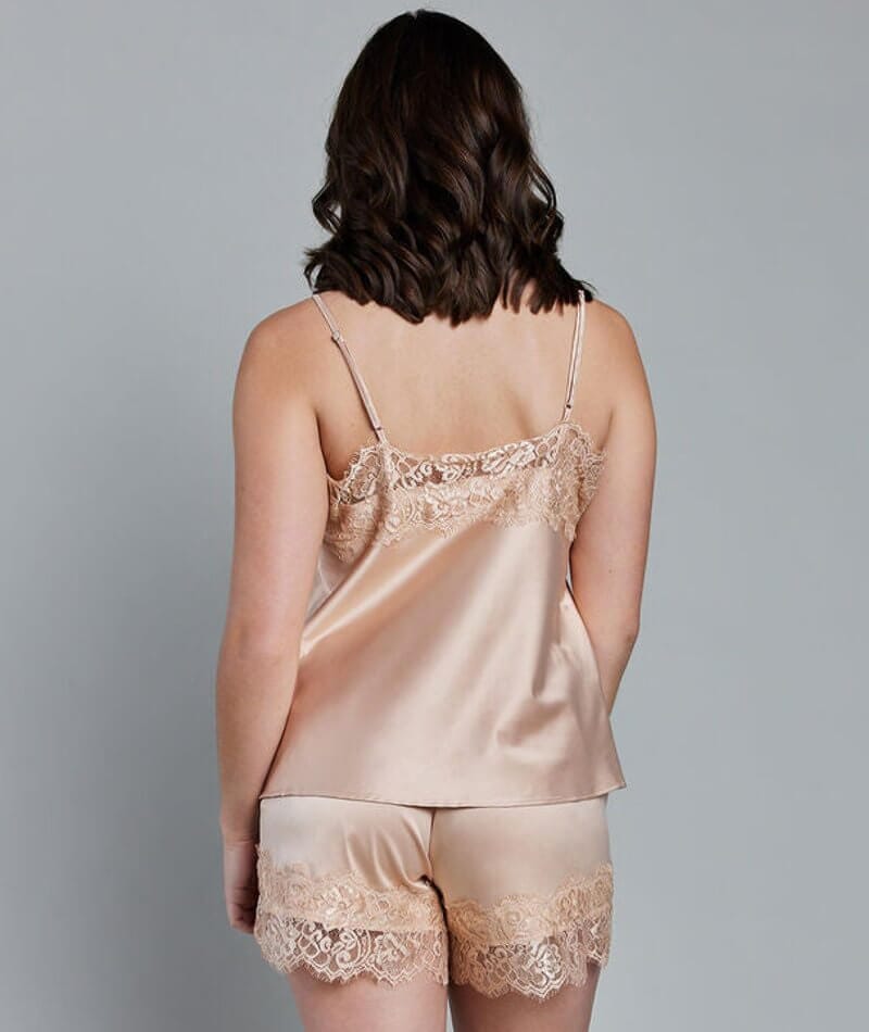 Pleasure State Eve Cami and Short Set - Soft Gold Sleep / Lounge 