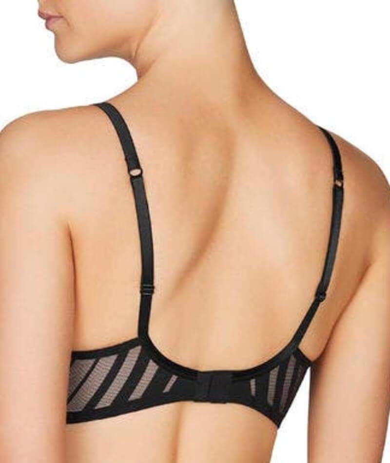 Pleasure State My Fit Form Contour Plunge Bra - Black Bras 