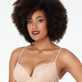 Pleasure State My Fit Lace Plunge Bra - Frappe