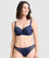 Sans Complexe Ariane Full Cup Underwired Lace Bra - Marine Blue Bras 