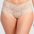 Sans Complexe Arum Mid-Rise Lace Brief - Skin