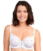 Sans Complexe Arum Underwired Balconette Lace Bra - White 