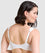 Sans Complexe Clara Front Closure Wire-free Lace Bra - White Bras 