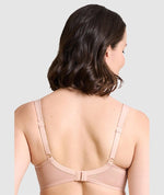 Sans Complexe Perfect Shape Wide Strap Underwired Minimiser Bra - Nude Bras 