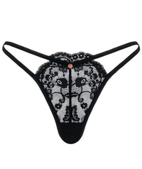 Scantilly Embrace Thong - Black Knickers 