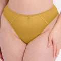 Scantilly Exposed High Waist Thong - Ochre Yellow