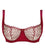 Scantilly Fallen Angel Balcony Bra - Garnet Red Bras 