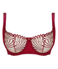 Scantilly Fallen Angel Balcony Bra - Garnet Red Bras 