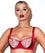 Scantilly Fallen Angel Balcony Bra - Garnet Red Bras 