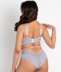 Scantilly Fallen Angel Balcony Bra - Silvery Blue Bras 