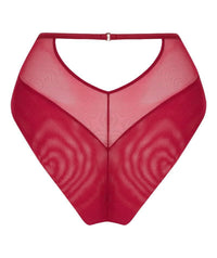 Scantilly Fallen Angel High Waist Brief - Garnet Red Knickers 