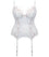 Scantilly Fascinate Plunge Basque - White Bodysuits & Basques 