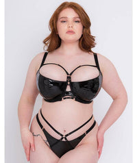 Scantilly Fatale Padded Half Cup Bra - Black Bras 