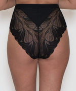 Scantilly Indulgence High Waist Brief - Black/Latte Knickers 