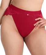 Scantilly Indulgence High Waist Brief - Red Knickers 