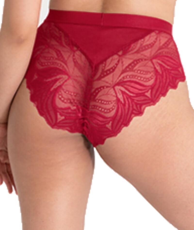 Scantilly Indulgence High Waist Brief - Red Knickers 