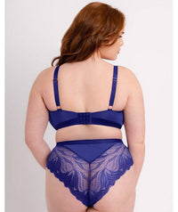 Scantilly Indulgence High Waist Brief - Ultraviolet Blue Knickers 