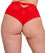 Scantilly Sheer Chic High Waist Brief - Flame Red Knickers 