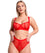 Scantilly Sheer Chic High Waist Brief - Flame Red Knickers 