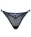 Scantilly Submission Thong - Black/Blue Knickers 