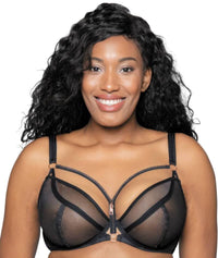 Scantilly Unzipped Plunge Bra - Black Bras 