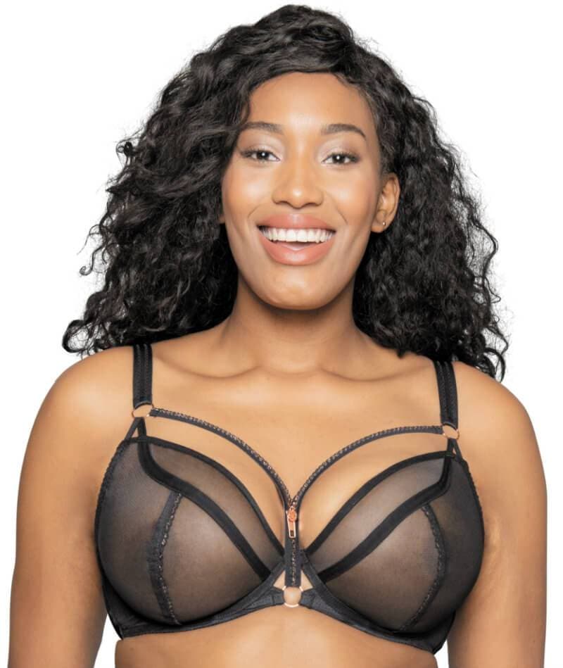 Scantilly Unzipped Plunge Bra - Black Bras 