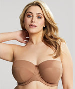 Sculptresse Dana Strapless Moulded Underwired Bra - Caramel Bras 