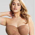 Sculptresse Dana Strapless Underwired Bra - Caramel