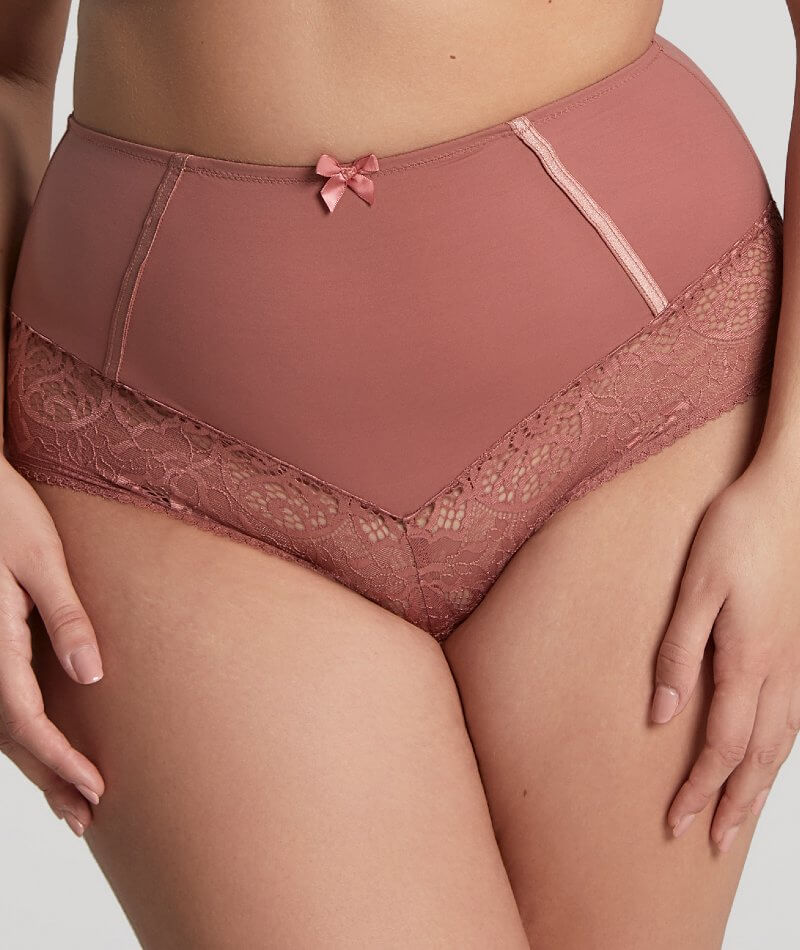 Sculptresse Estel High Waist Brief - Rose Gold Knickers 