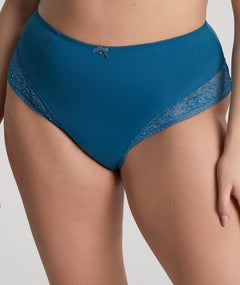 Buy Pour Moi Blue Space High Leg High Waist Control Brief from Next  Luxembourg