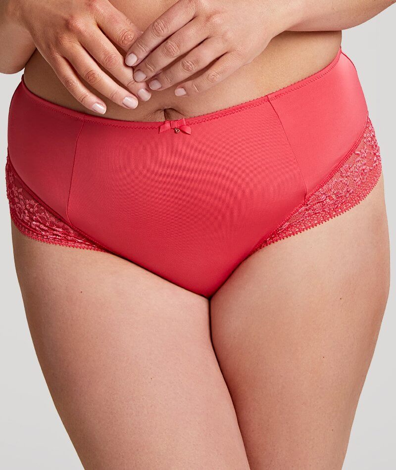 Sculptresse Roxie High Waist Brief - Hot Coral Knickers 